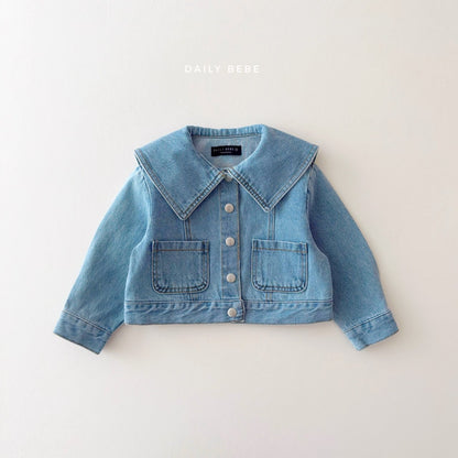 DAILYBEBE sailor denim jacket (75-145cm)