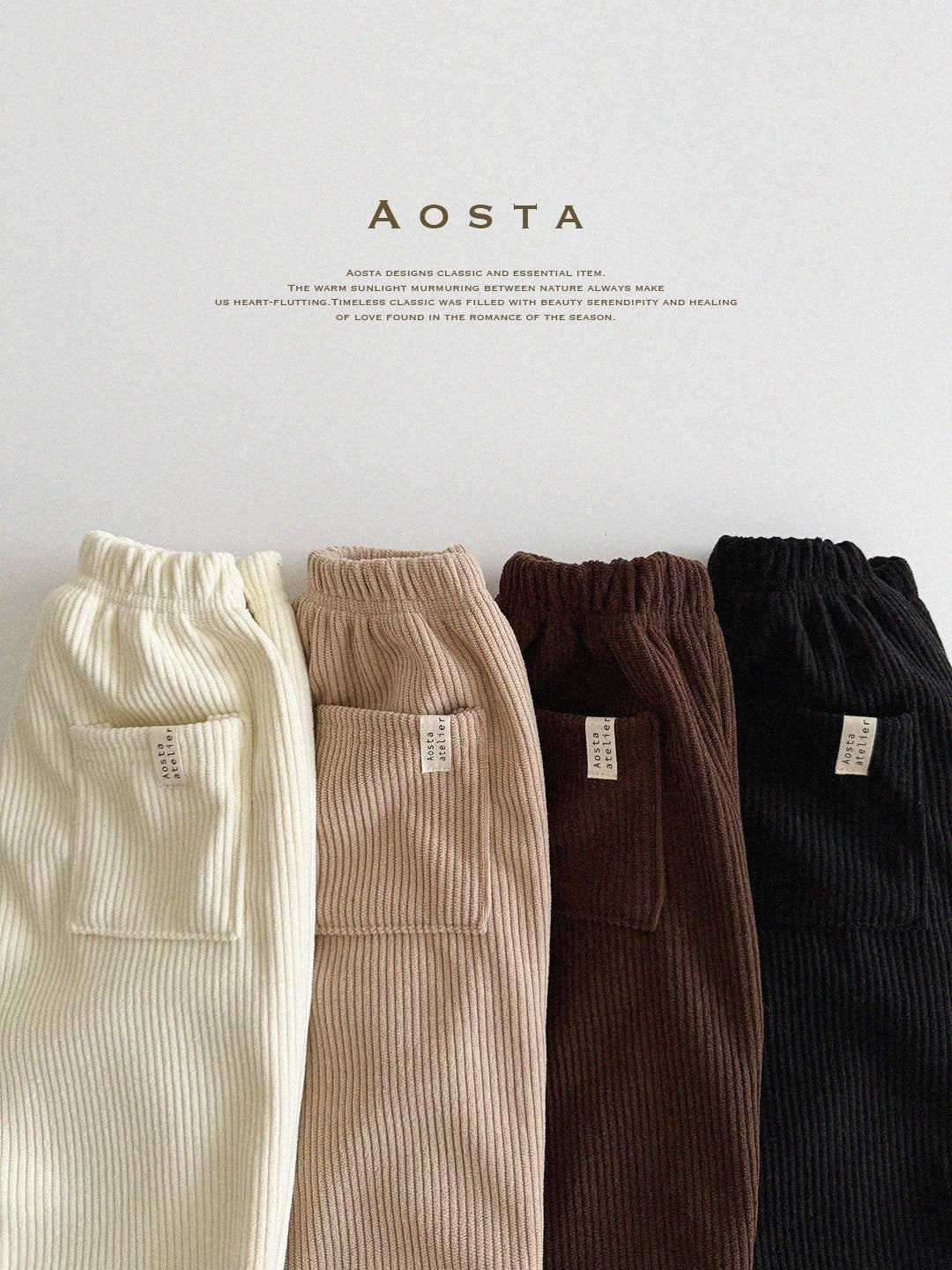 Aosta Corduroy Pants (70-115cm)