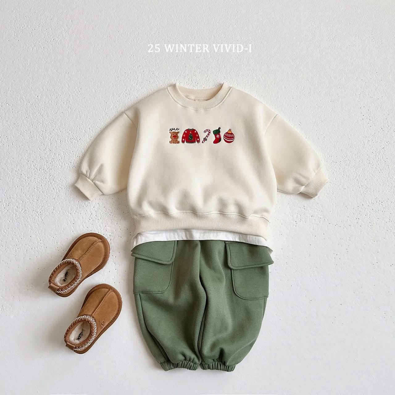 Vivid 側口翻蓋口袋縮口褲 (75-135cm)