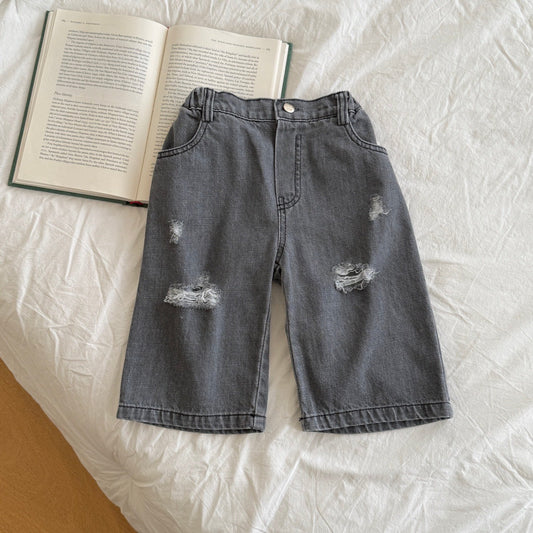 ninibello damaged ice denim pants (80-130cm)