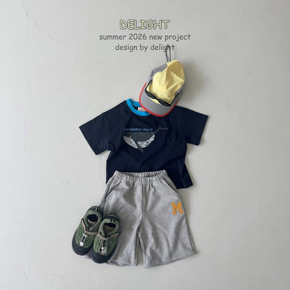 Delight 親子款撞色鯨魚Tee (kids & adult )