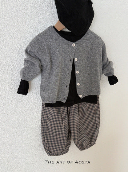 Aosta knit cashmere cardigan (~70-115cm)