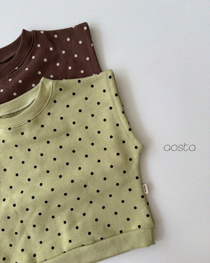 Aosta dot tongtong vest (~70-115cm)