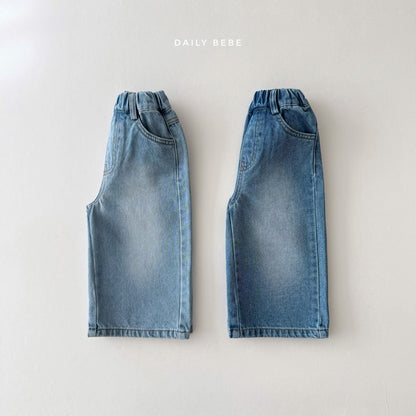 DAILYBEBE wide denim pants (75-145cm)