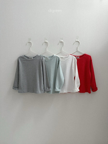 digreen hug ribbed tee (85-130cm)