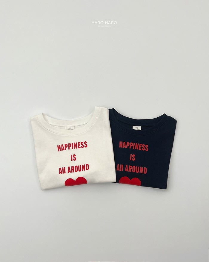 HAROHARO happy crop tee (85-140cm)