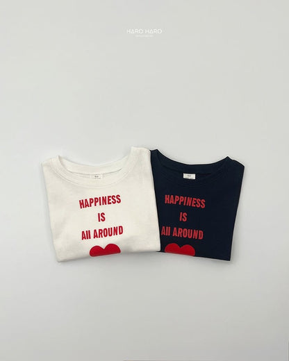 HAROHARO happy crop tee (85-140cm)