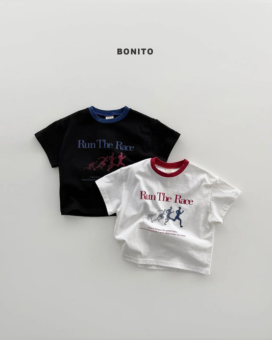 Bonito run the race tee (~80-140cm)