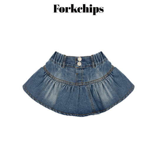 FORKCHIPS wiggle button skirt (95-160cm)