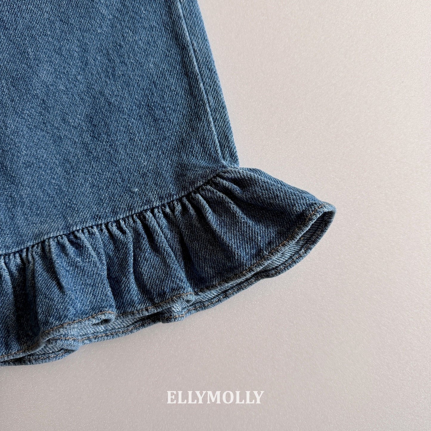 ELLYMOLLY jelly frill denim pt (90-145cm)