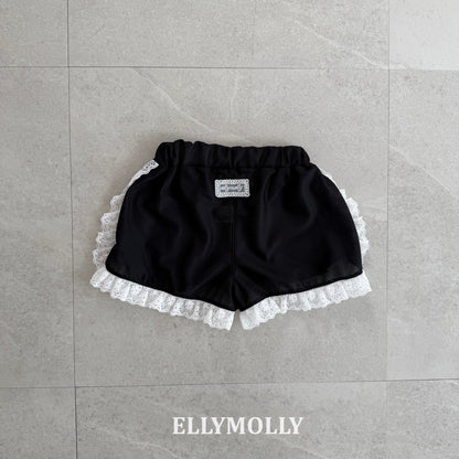 ELLYMOLLY mesh frill shorts (90-145cm)
