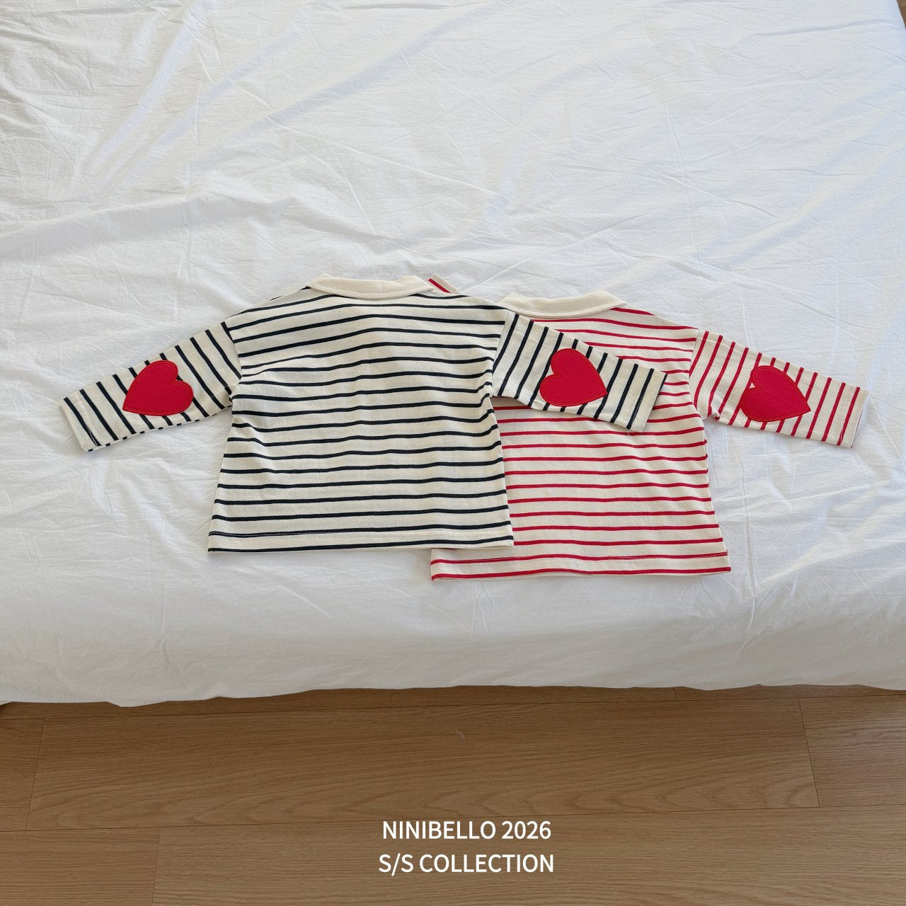 ninibello bread and rice cake collar tee (80-130cm)