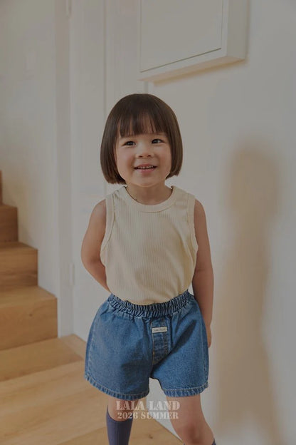 Lalaland point denim shorts (75-120cm)
