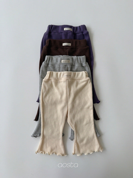 Aosta jelly waffle pants (~70-115cm)
