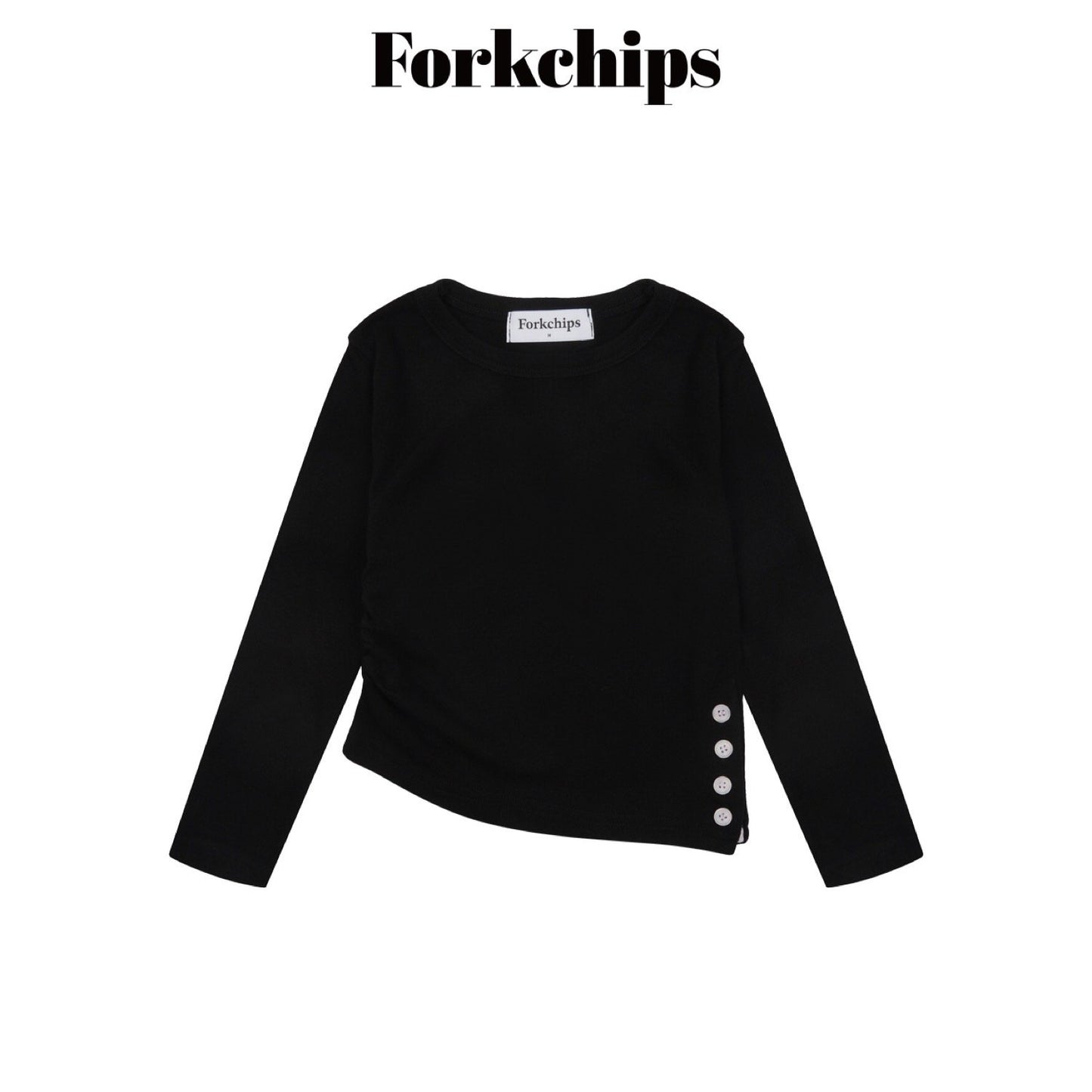 FORKCHIPS cocoa single t-shirt (95-160cm)