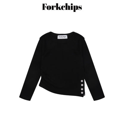 FORKCHIPS cocoa single t-shirt (95-160cm)