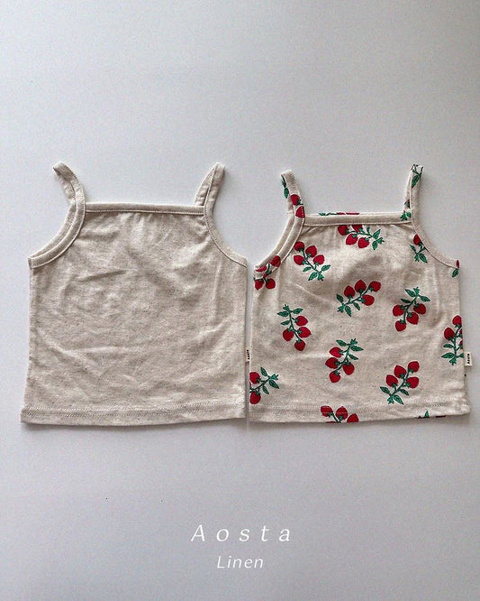 Aosta linen string tee (~70-115cm)