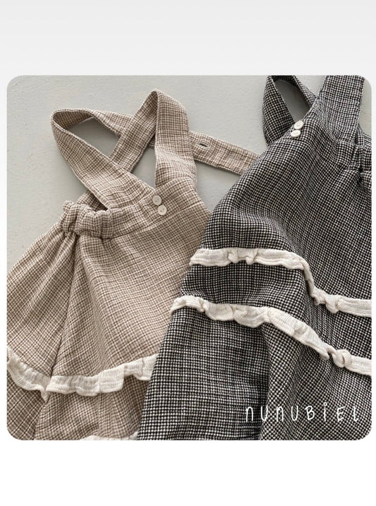 nunubiel check dress (75-120cm)