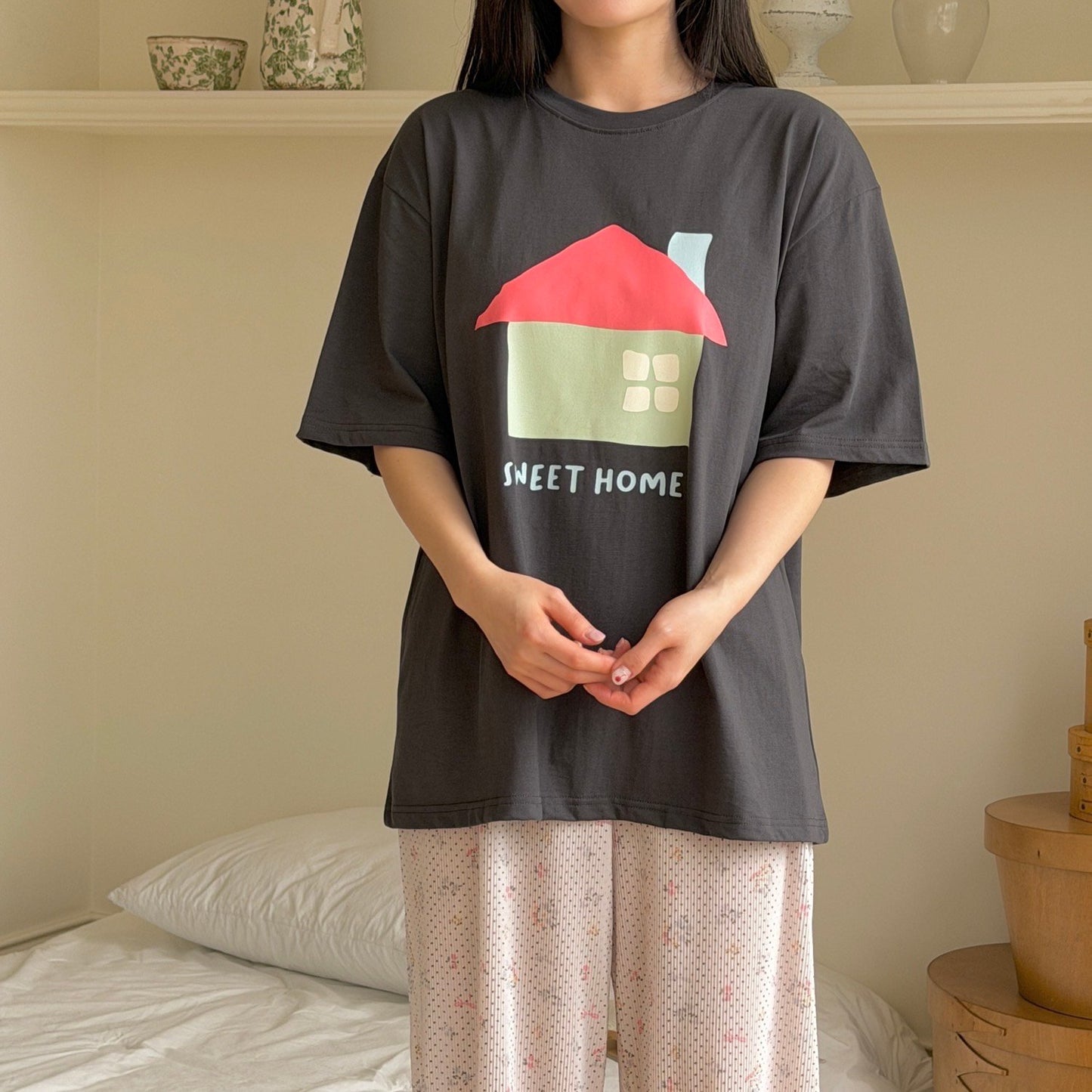 ninibello sweet home short sleeve tee(adult)
