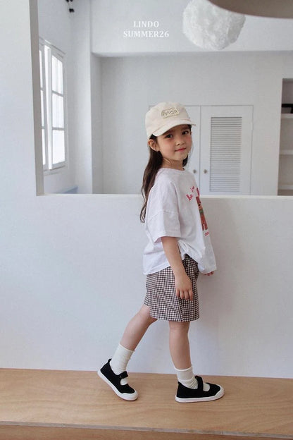 Lindo Oz Check Shorts (85-125cm)