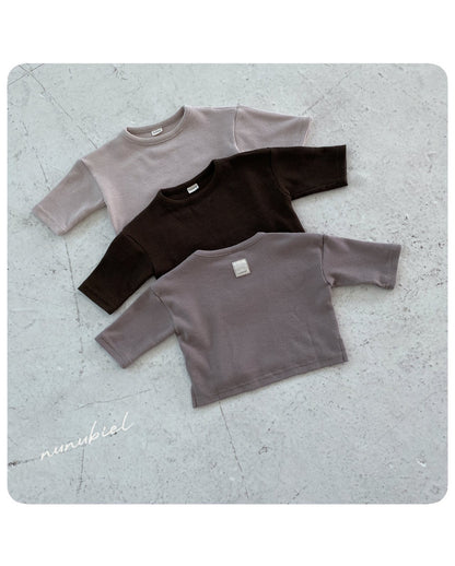 nunubiel bebe waffle t-shirts (3-18m)