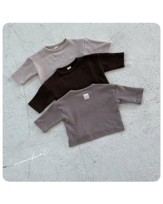 nunubiel bebe waffle t-shirts (3-18m)