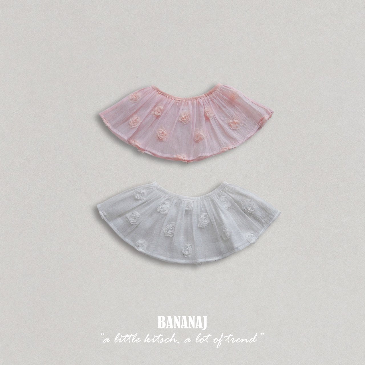 BANANAJ mimi flower petal skirt