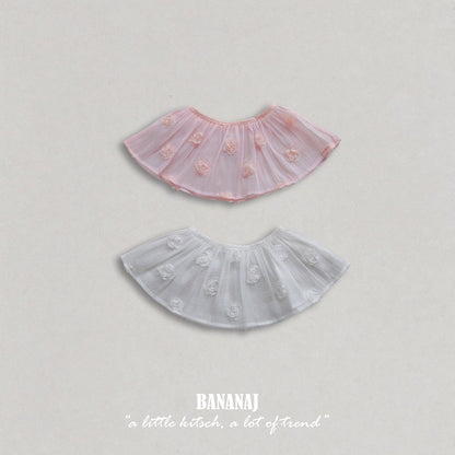 BANANAJ mimi flower petal skirt