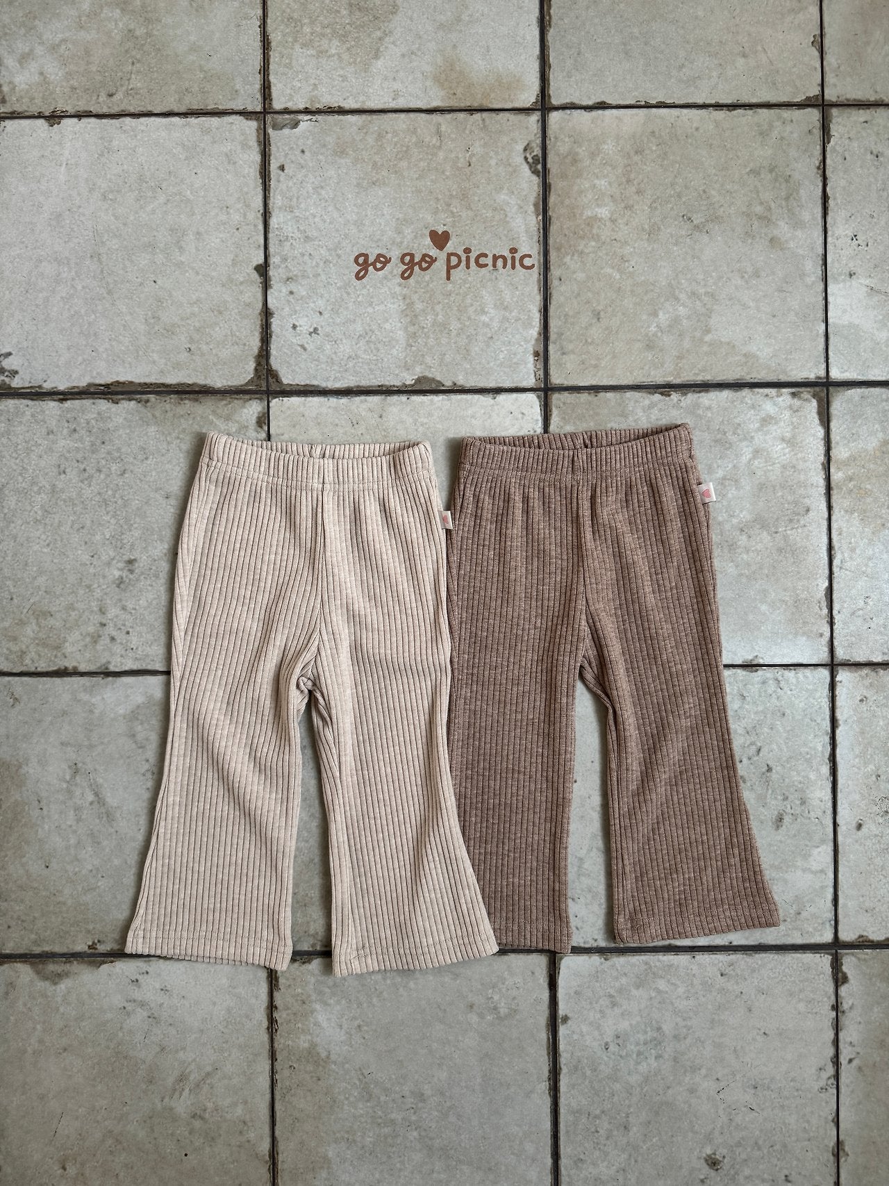 go go picnic luna bootcut pants (70-120cm)