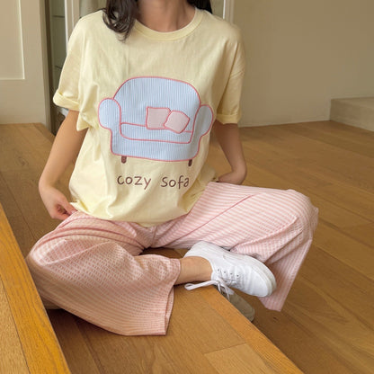 ninibello cozy sofa short sleeve t-shirt(adult)