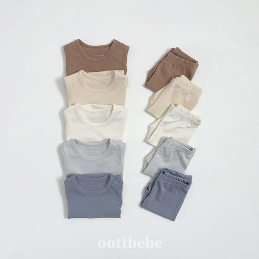 oottbebe 莫代爾素色居家服套裝 (80-120cm)