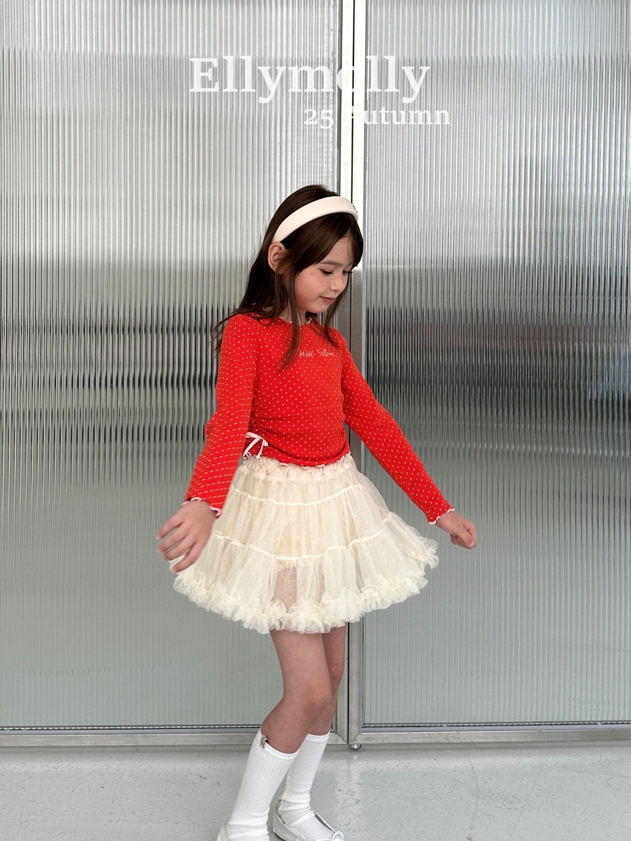 ELLYMOLLY top of dot tee (90-145cm)