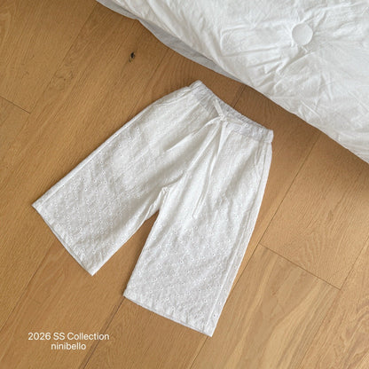 ninibello mori punching eyelet pants (80-130cm)