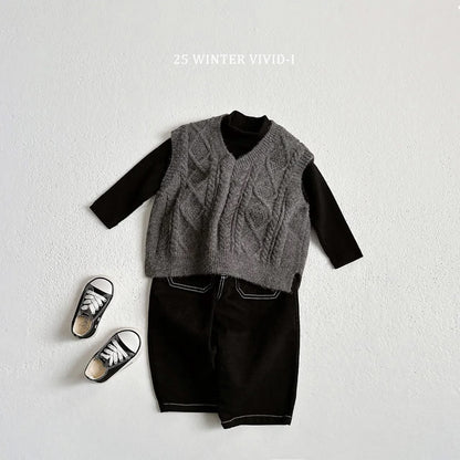 Vivid 車線造型設計長褲 (75-135cm)