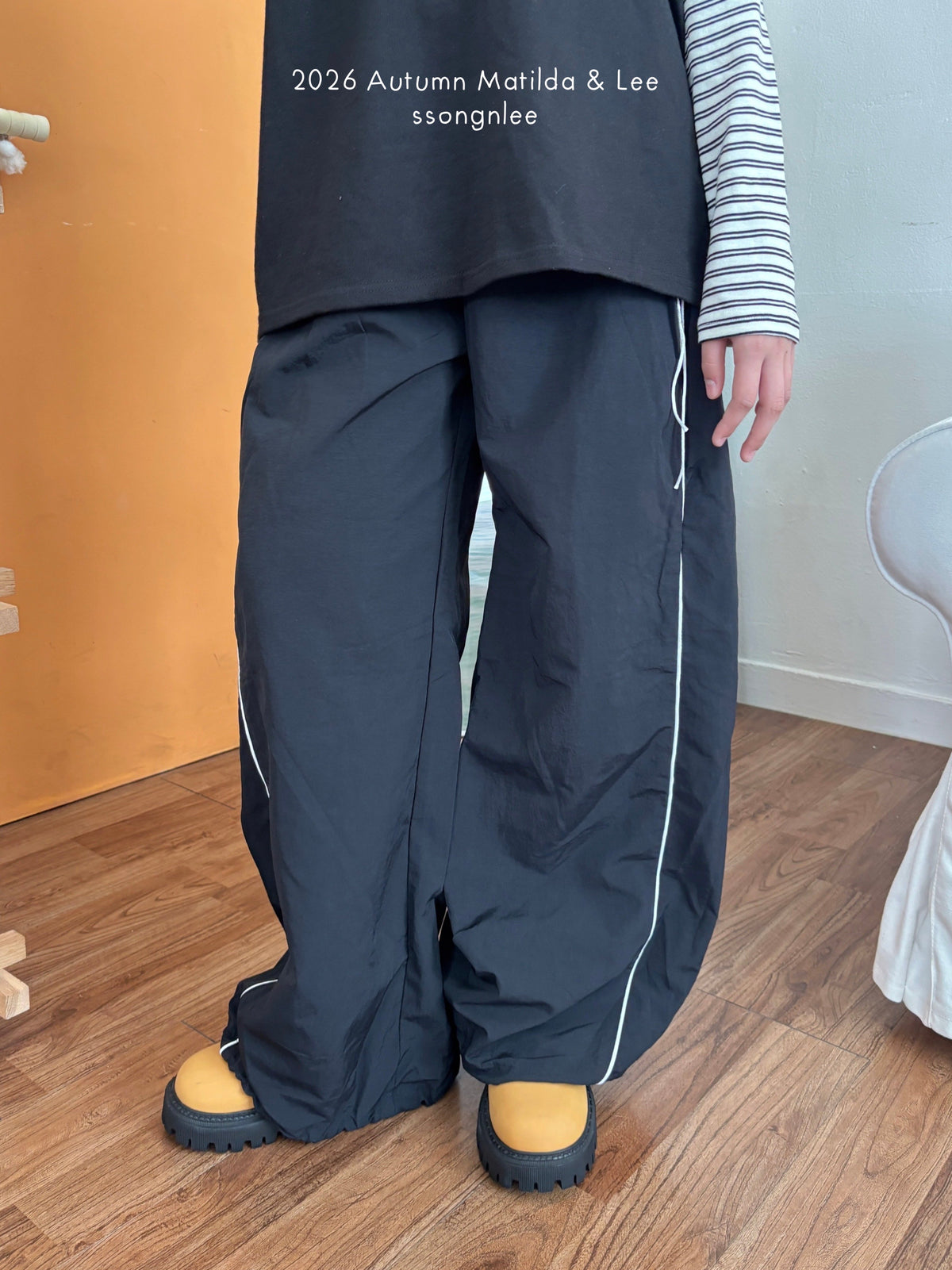 matilda&lee side double stripe pants (85-165cm)