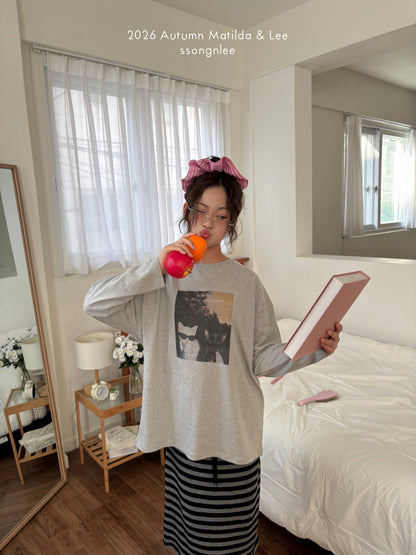 matilda&lee tie cat tee (85-165cm)