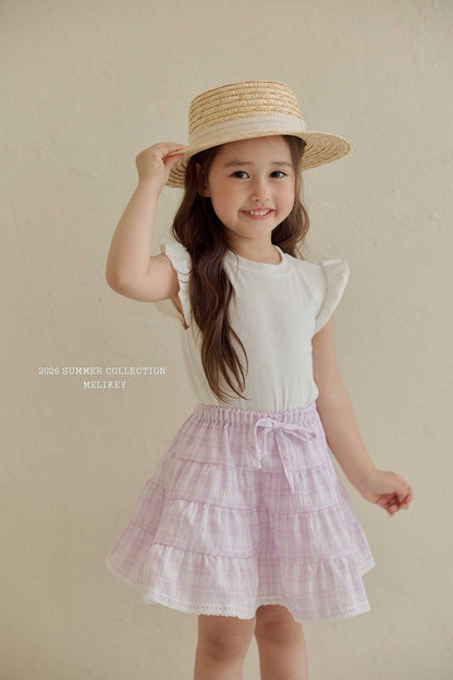 melikey macaron frill t-shirt (~80-140cm)