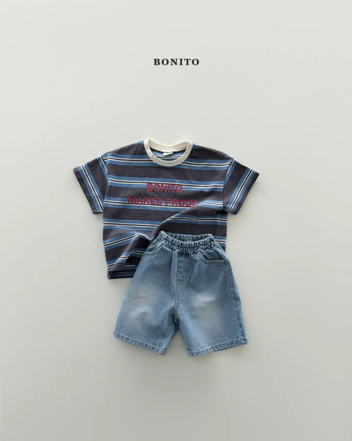 Bonito proud stripe T (~80-140cm)