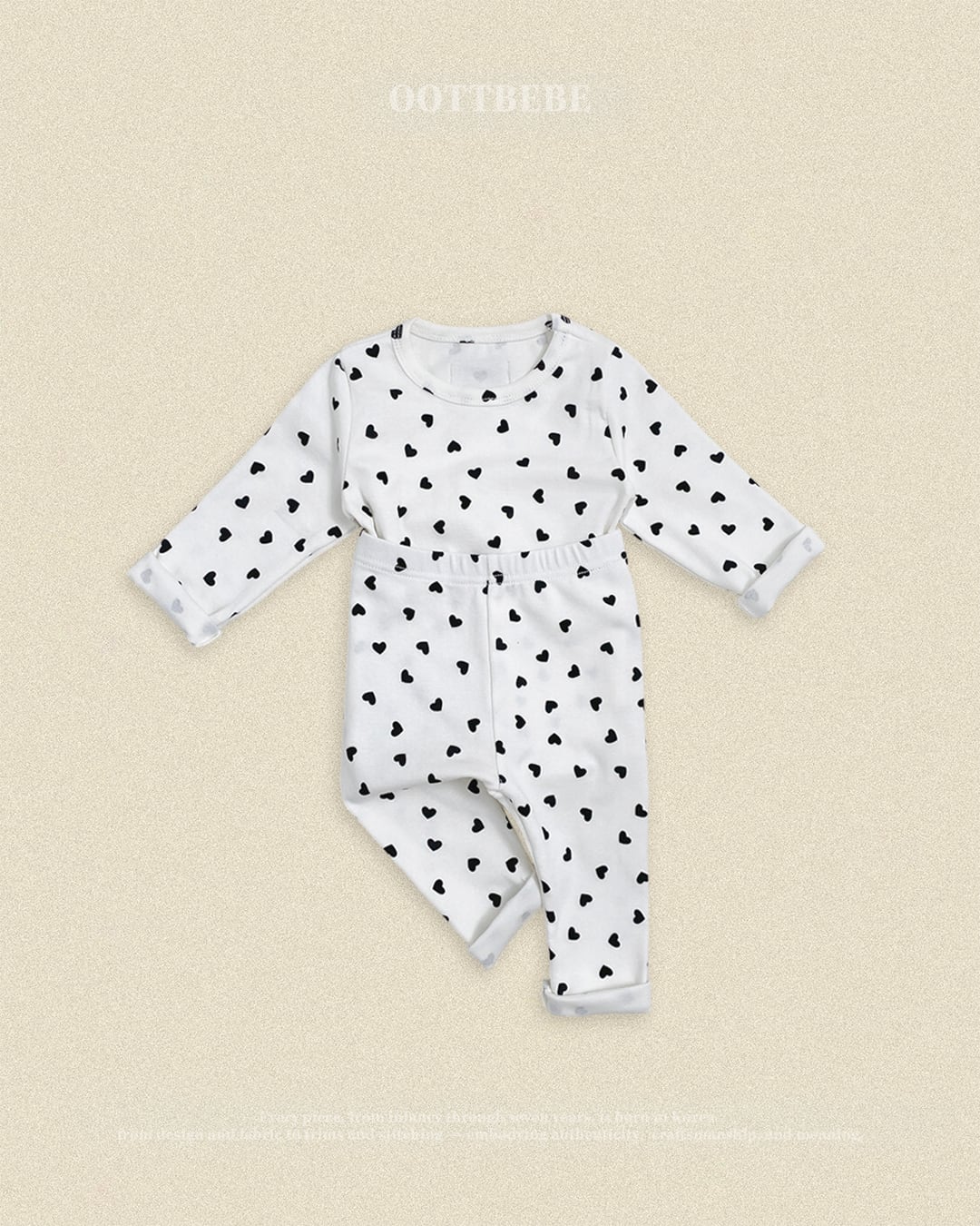 oottbebe petit heart room wear (65-115cm)