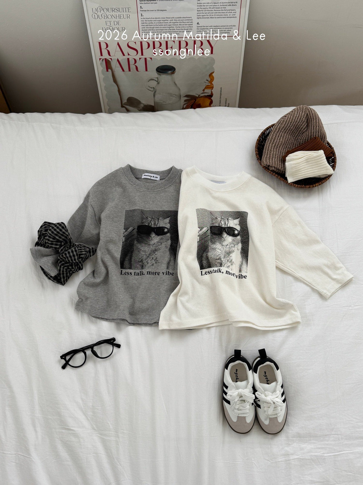 matilda&lee sunglasses cat tee (85-165cm)