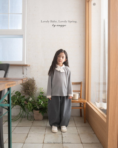 anggo cream bun t-shirt (80-120cm)