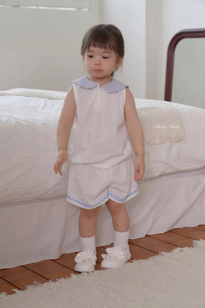 Bebenine Collar Sleeveless Set (65-110cm)