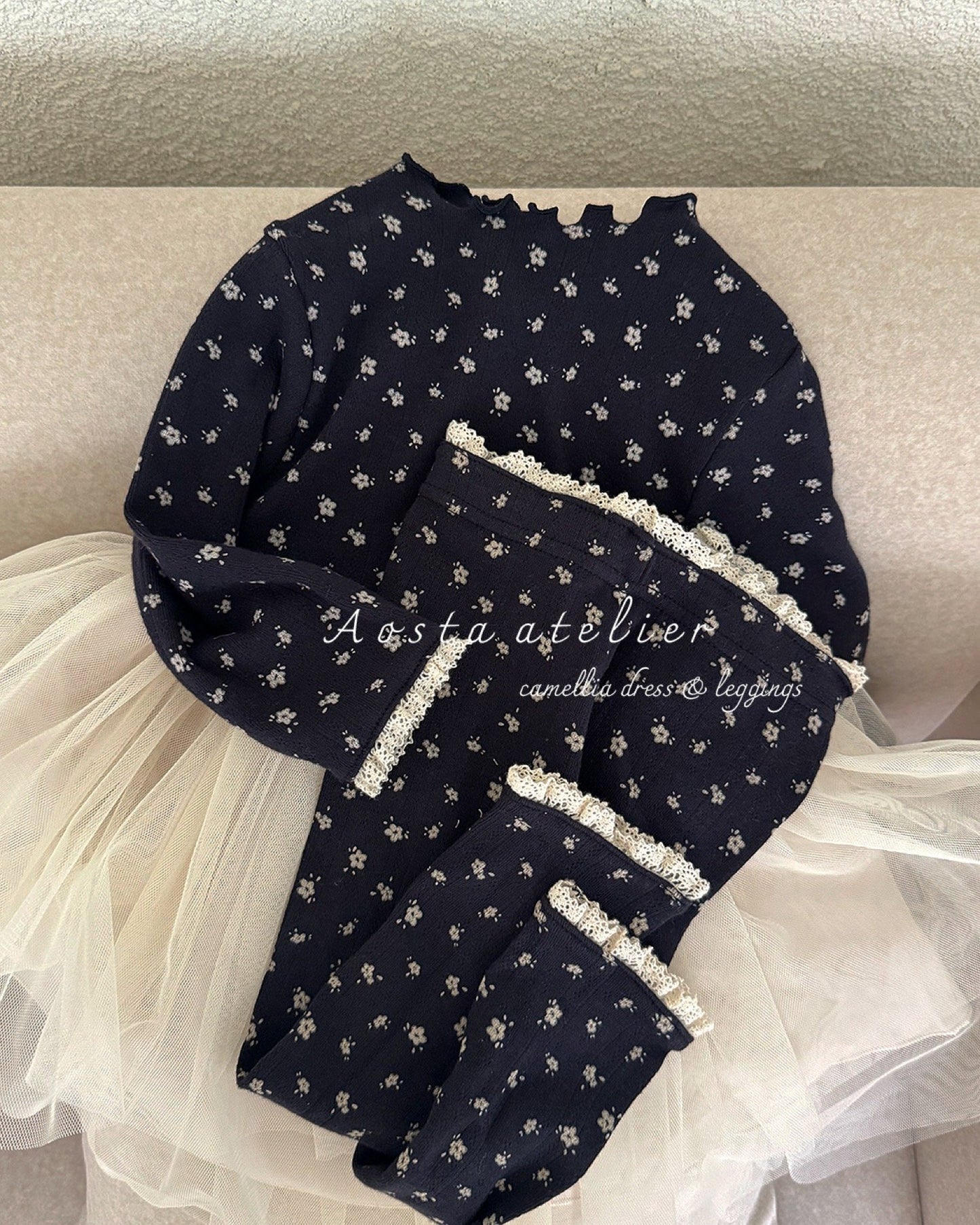 Aosta camellia dress (~70-115cm)