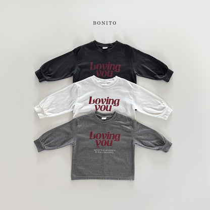 bonito loving you shibori tee (~80-140cm)