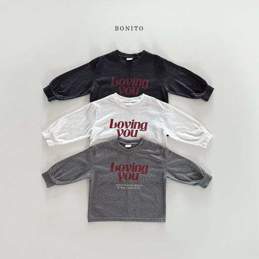 bonito loving you shibori tee (~80-140cm)
