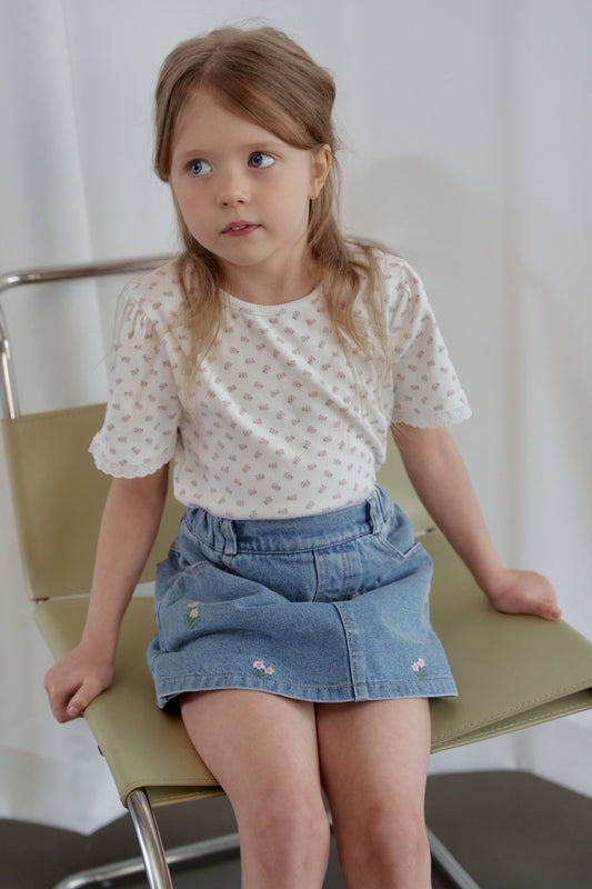 momoann heim ribbed tee (90-140cm)