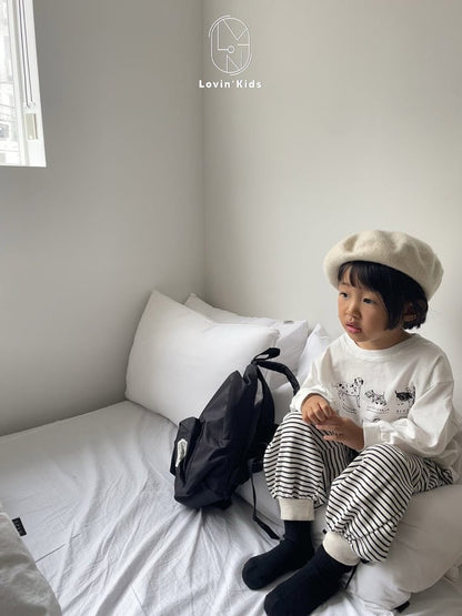 lovin daily border jogger pants (80-125cm)