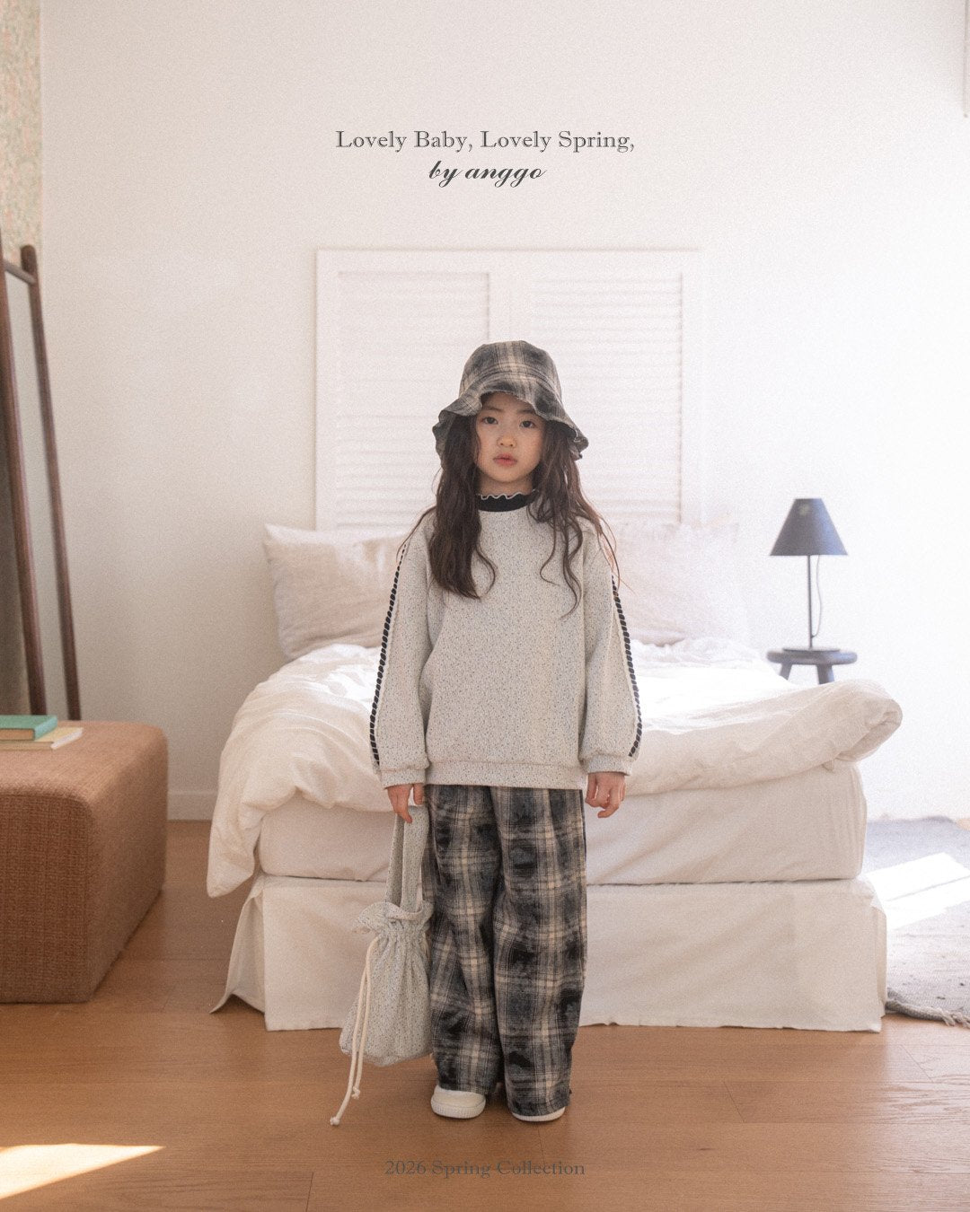 anggo chex pants (80-120cm)