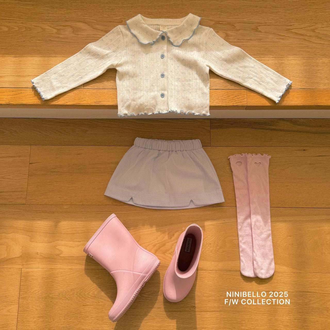 ninibello eyelet knee socks