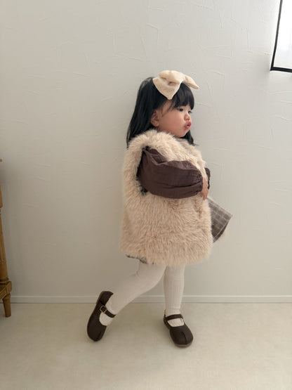 mimi market fur vest (70-85cm)